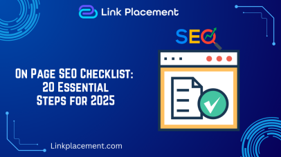 On Page SEO Checklist