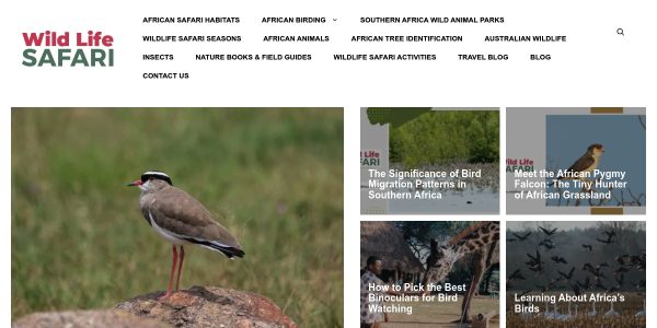 Link Placement On Wildlifesafari.info