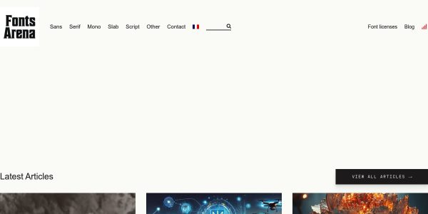 Link Placement On FontsArena.com