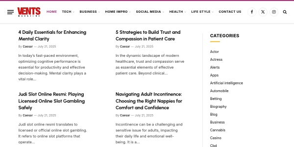 Guest Posting On Ventmagazines.co.uk