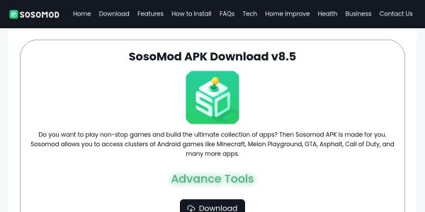 Link Placement On Sosomodapks.com