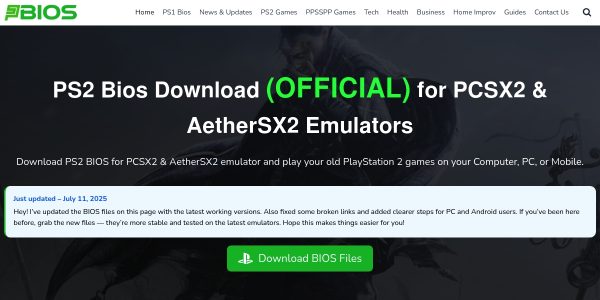 Link Placement On Psbios.com