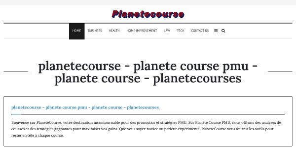 Link Placement On Planetecourse.net