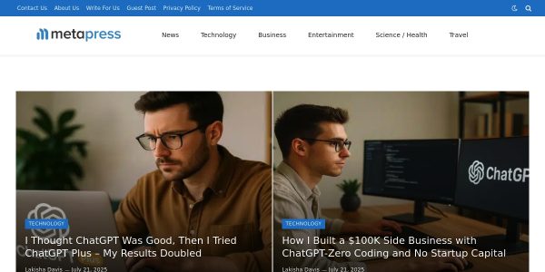 Link Placement On Metapress.com