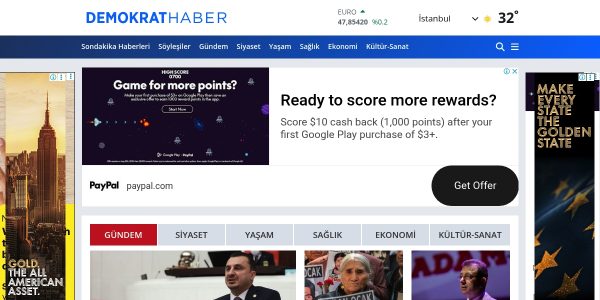 Link Placement On Demokrathaber.org