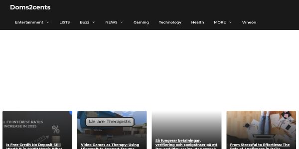Link Placement On Doms2Cents.com