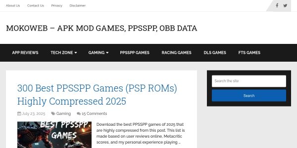 Link Placement On Mokoweb.com