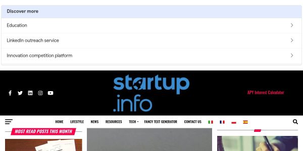 Guest Posting On Startup.info