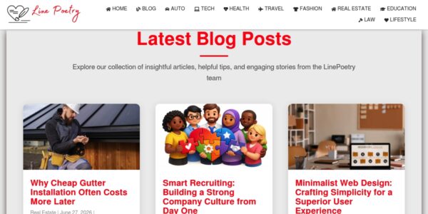 Guest Posting On Linepoetry.com