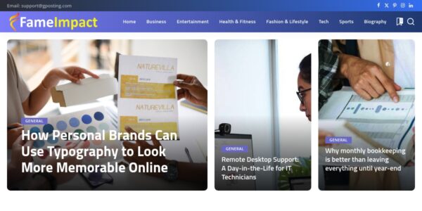 Guest Posting On Fameimpact.com