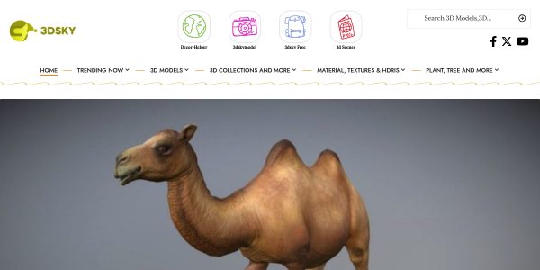 Link Placement On Free3dsky.com