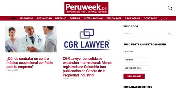 Link Placement On Peruweek.pe