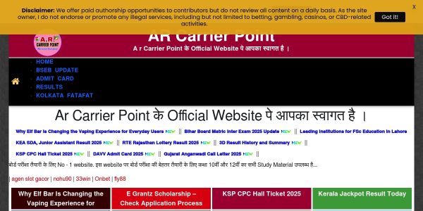 Link Placement On Arcarrierpoint.net
