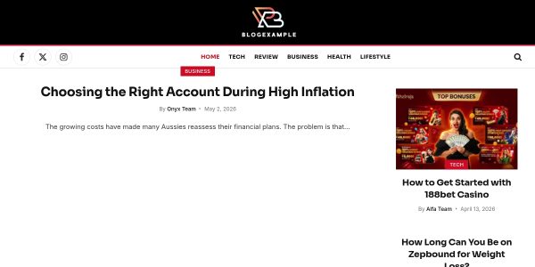 Link Placement On Blogexample.com