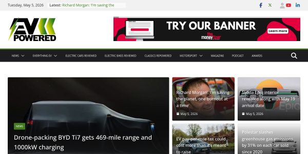 Link Placement On Evpowered.co.uk