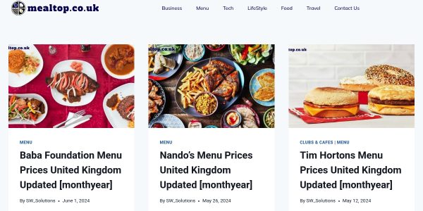 Guest Posting On Mealtop.co.uk
