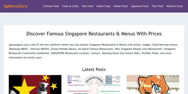Guest Posting On Sgmenuguru.org