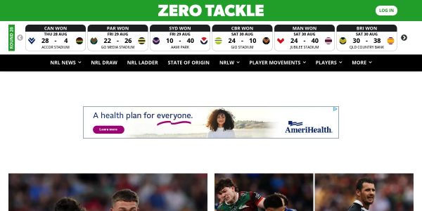 Link Placement On Zerotackle.com