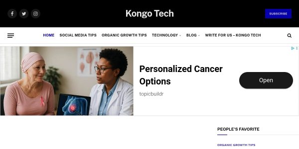 Link Placement On Kongotech.org