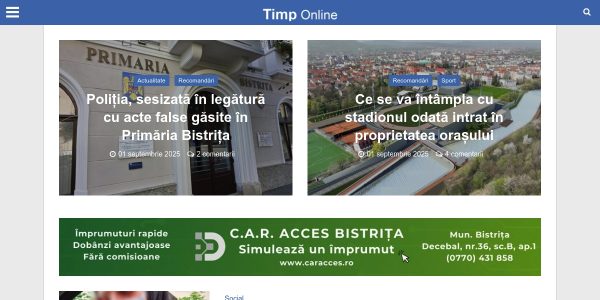 Link Placement On Timponline.ro