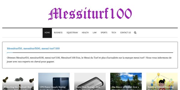 Link Placement On Messiturf100.com