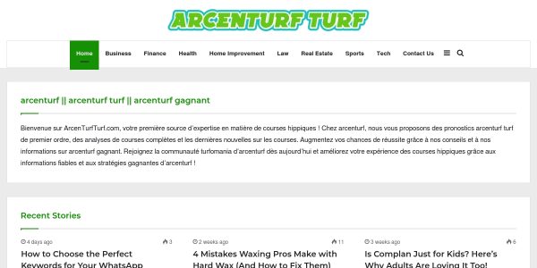 Link Placement On Arcenturfturf.com