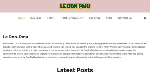 Link Placement On Le-don-pmu.net