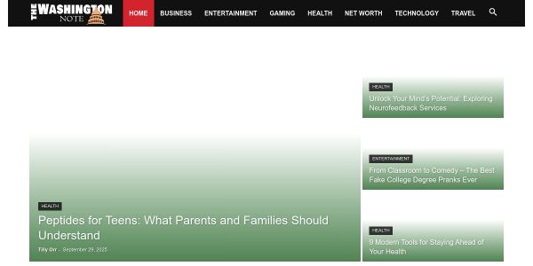 Link Placement On Thewashingtonote.com