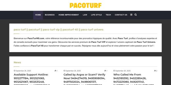 Link Placement On Pacoturf40.com