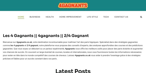 Link Placement On 4gagnants.co.uk
