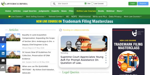 Guest Posting On Lawyersclubindia.com