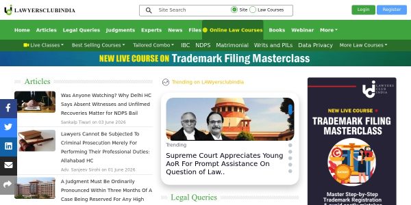 Guest Posting On Lawyersclubindia.com