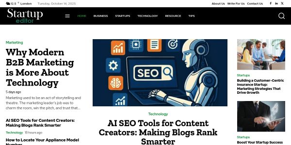 Link Placement On Startupeditor.com