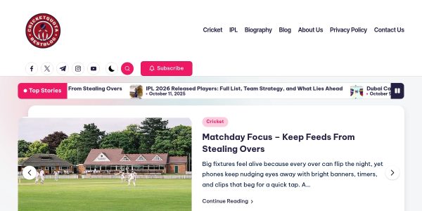 Link Placement On Cricketquota.com