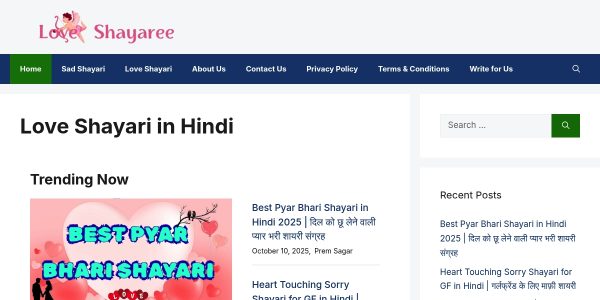 Link Placement On Loveshayaree.com
