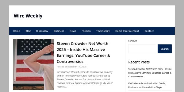 Link Placement On Wireweekly.co.uk