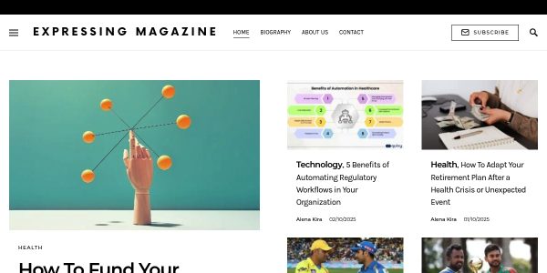 Link Placement On Expressingmagazine.com