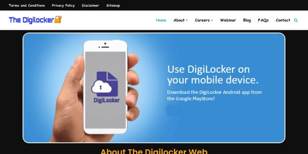 Link Placement On Thedigilocker.in