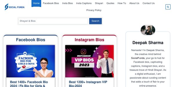 Link Placement On Socialfunda.net