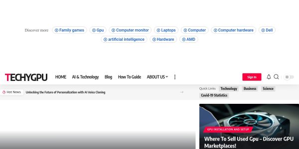 Link Placement On Techygpu.com
