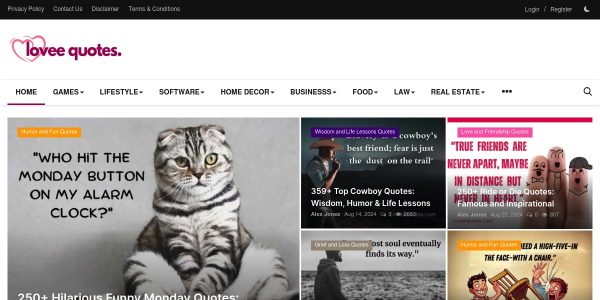 Link Placement On Loveequotes.com