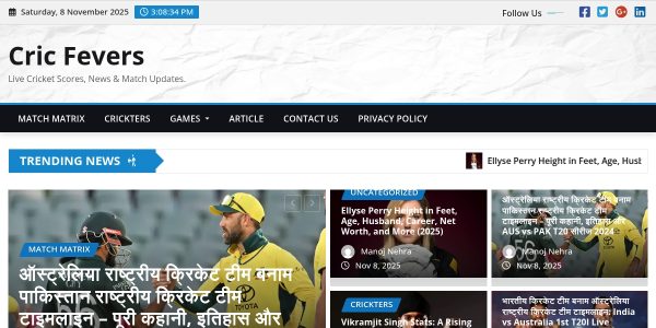 Link Placement On Cricfevers.com