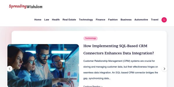 Link Placement On Spreadingwisdom.com