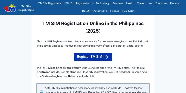 Guest Posting On Tmsimregistrationph.net