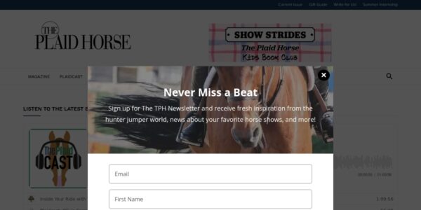 Guest Posting On Theplaidhorse.com
