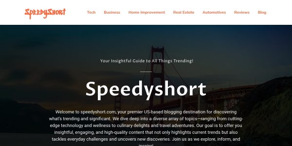 Link Placement On Speedyshort.net