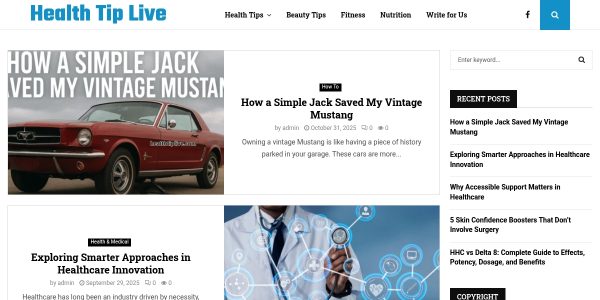 Link Placement On Healthtiplive.com