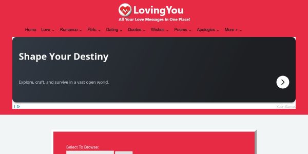 Link Placement On Lovingyou.me