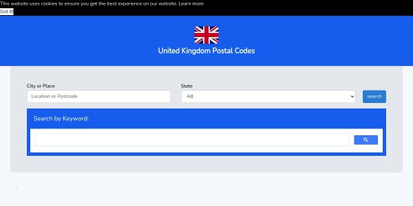 Link Placement On Ukpostcode.org