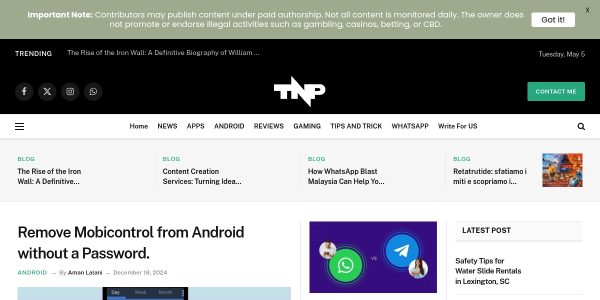 Guest Posting On Technewstop.org